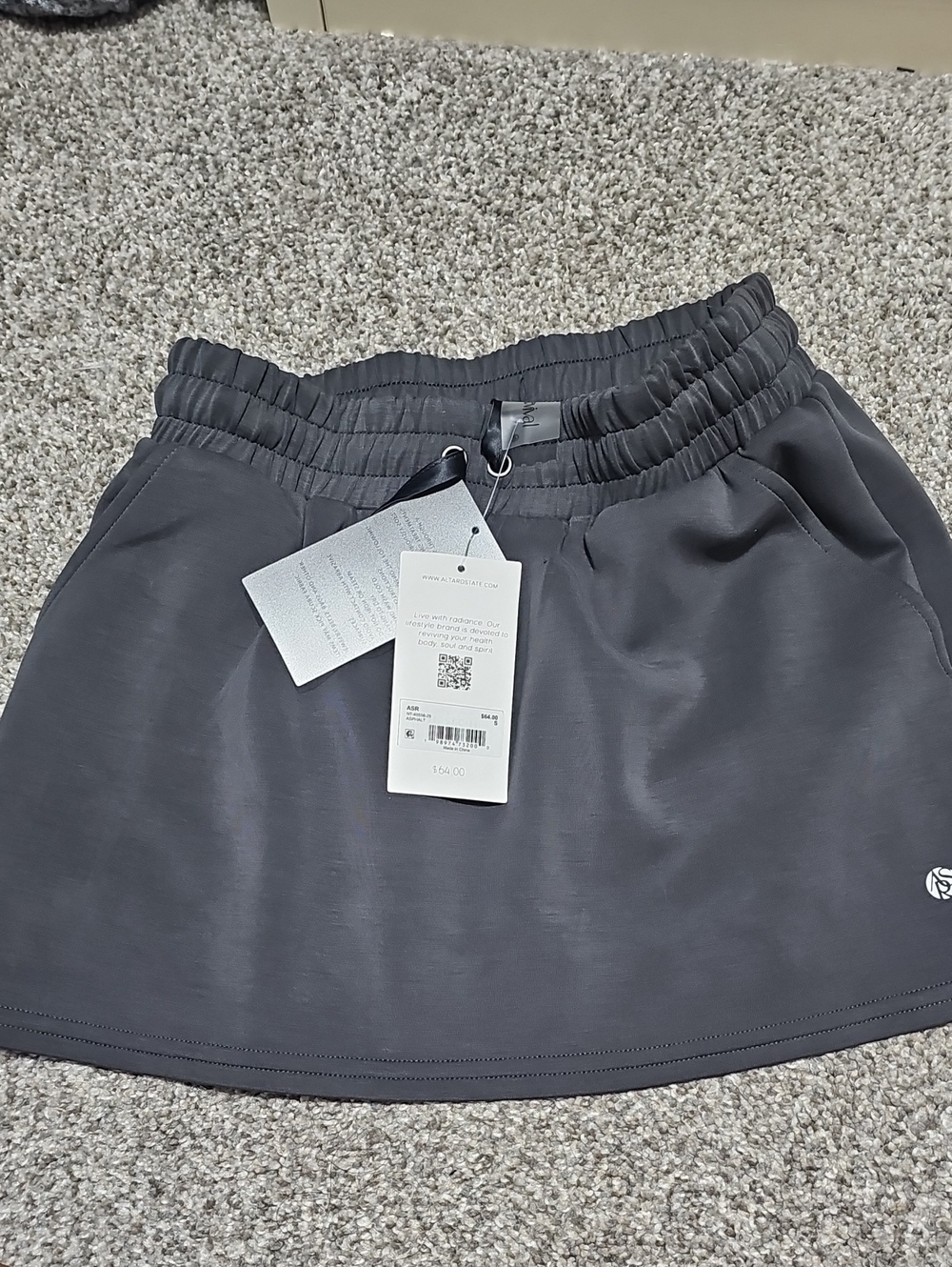 Altar'd state Women's Grey Active Skort